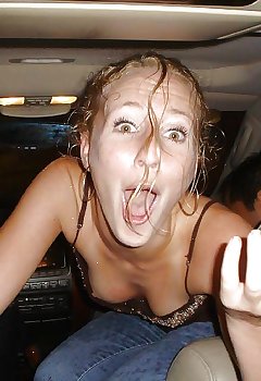 Downblouse In Car Pics